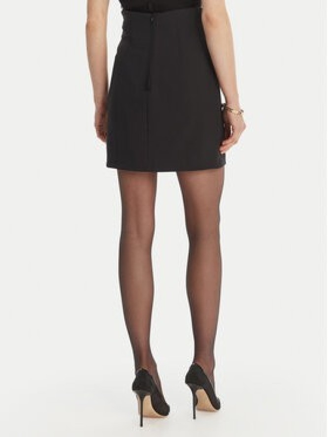 Elisabetta Franchi Spódnica mini GO-167-61E2-V320 Czarny Regular Fit