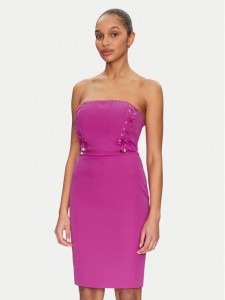 Artigli Sukienka koktajlowa ACAB000923 Różowy Regular Fit