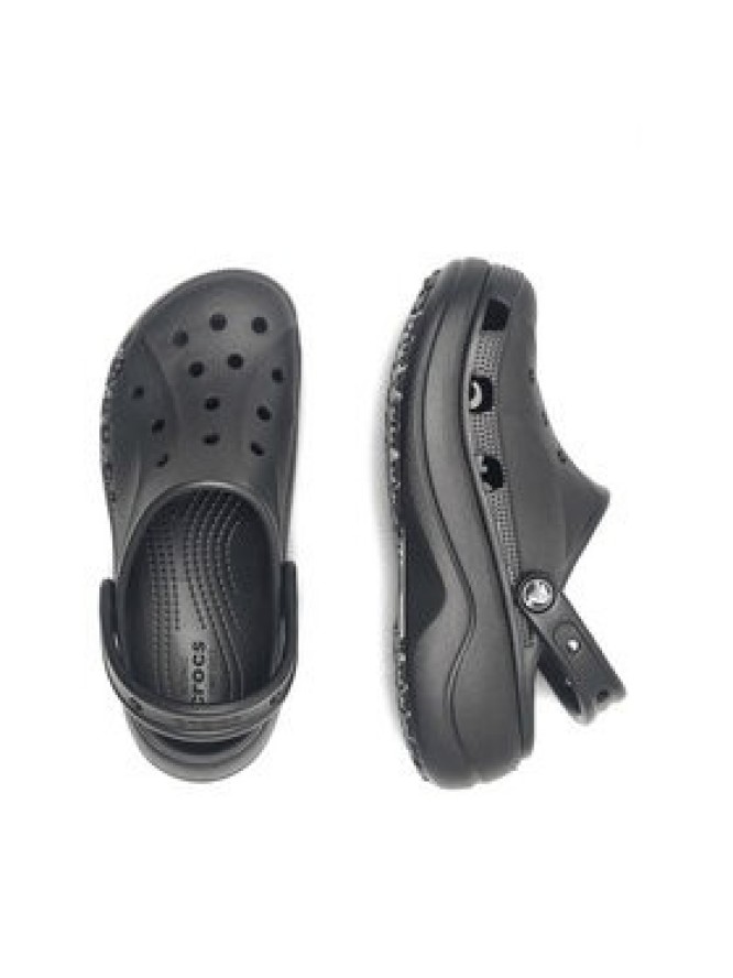 Crocs Klapki BAYA PLATFORM CLOG 208186-001 Czarny