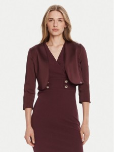 Rinascimento Bolerko CFC0125060003 Bordowy Regular Fit