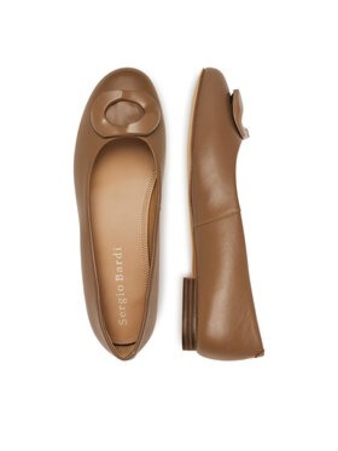 Sergio Bardi Baleriny WYL3692-2Z-SB Beżowy