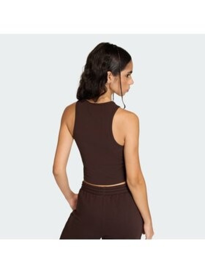 adidas Top Essentials KD3821 Brązowy Slim Fit