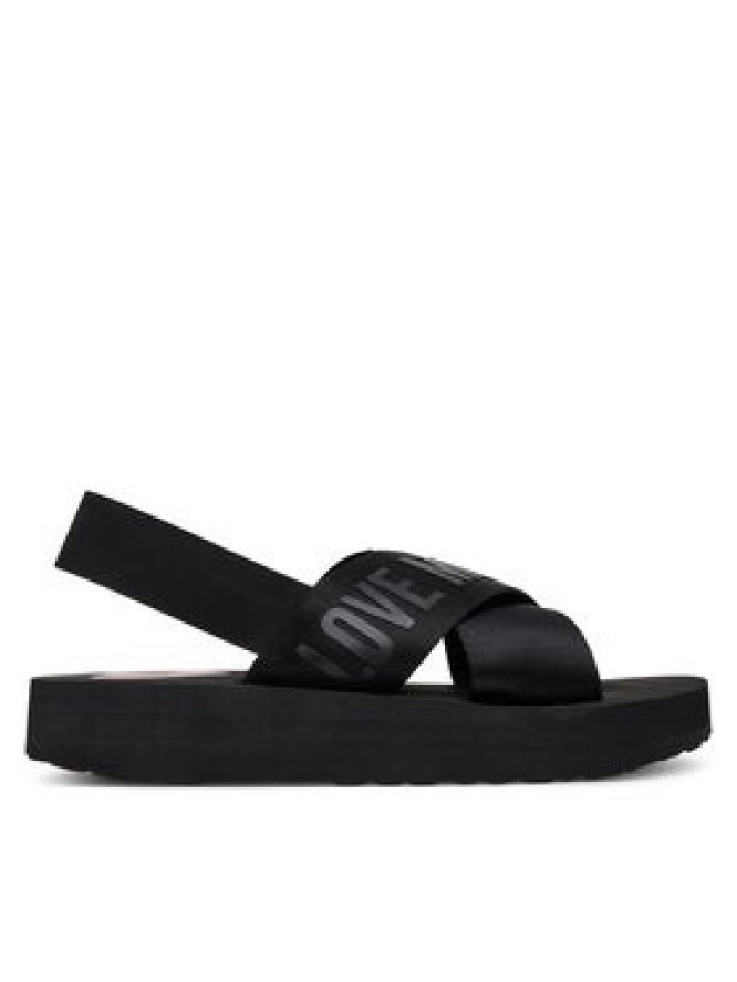 LOVE MOSCHINO Sandały JA16214G0MIX4000 Czarny