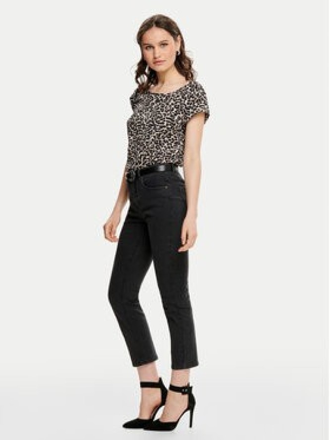 ONLY Bluzka Vic 15161116 Brązowy Regular Fit