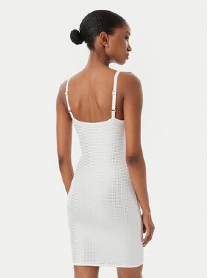 Guess Sukienka dzianinowa W5GK45 Z3MN2 Biały Regular Fit