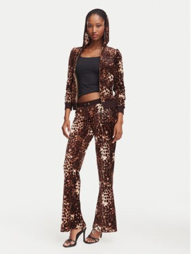 Juicy Couture Spodnie dresowe Caisa JCWBJ226339 Brązowy Flare Fit