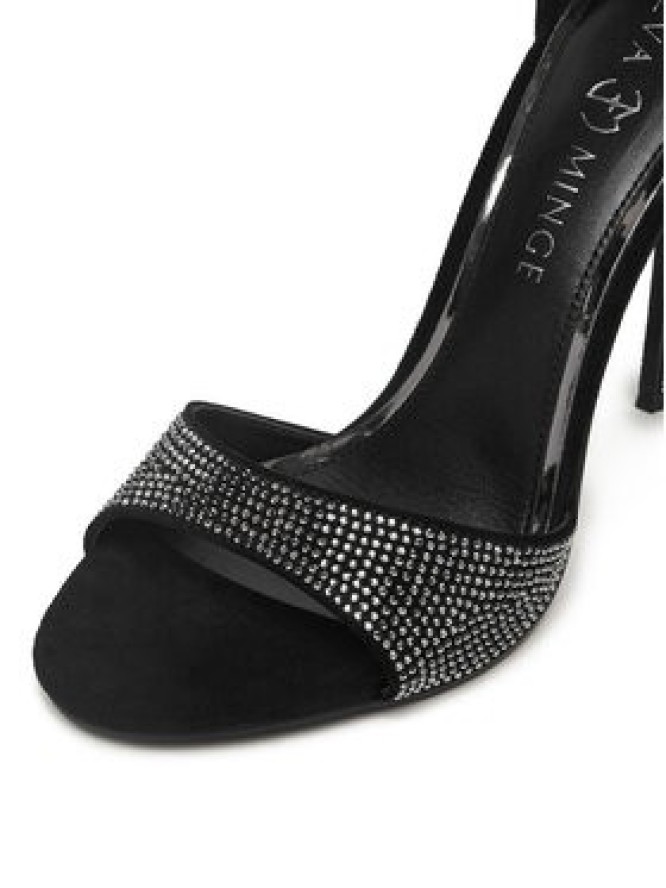 Eva Minge Sandały EO-MARA-LT2360LX-157 Czarny