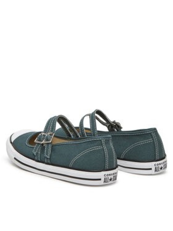 Converse Baleriny Chuck Taylor All Star Dainty Mary Jane A13797C Zielony