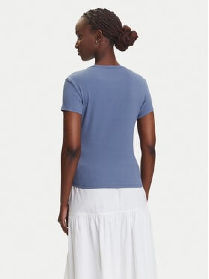 Tommy Jeans T-Shirt Essential DW0DW17383 Niebieski Slim Fit