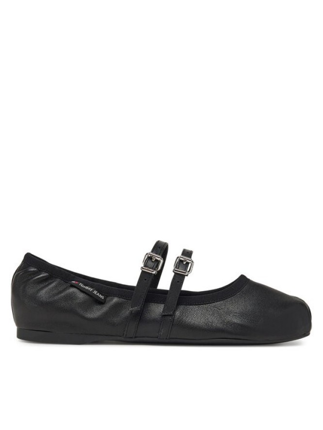 Tommy Jeans Baleriny Ballerina EN0EN02720 Czarny