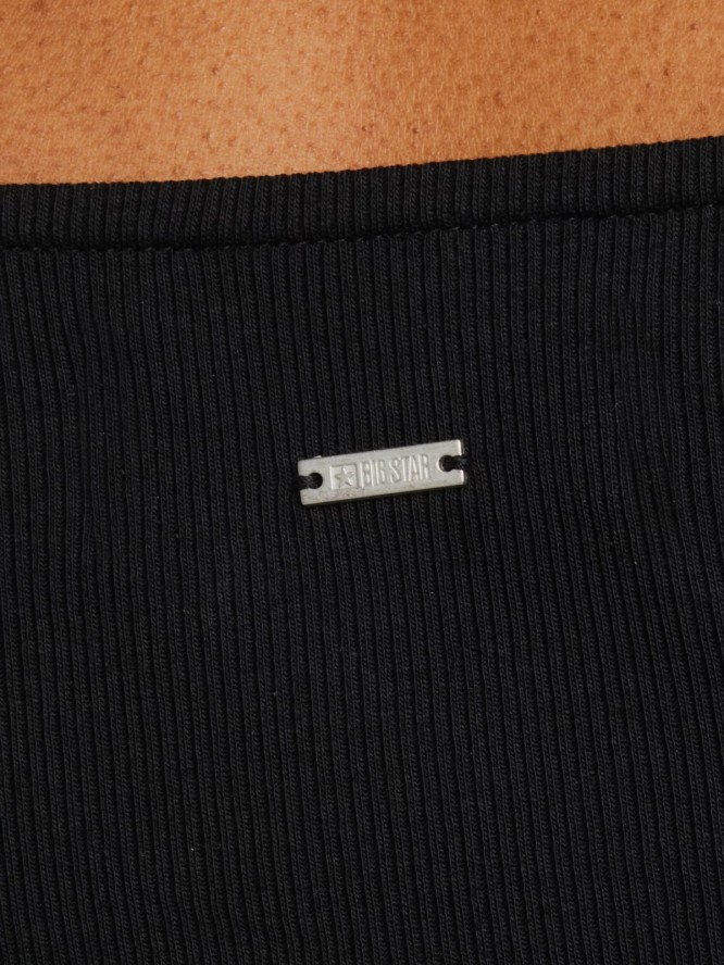 Sukienka damska mini w prążek czarna Felice 906