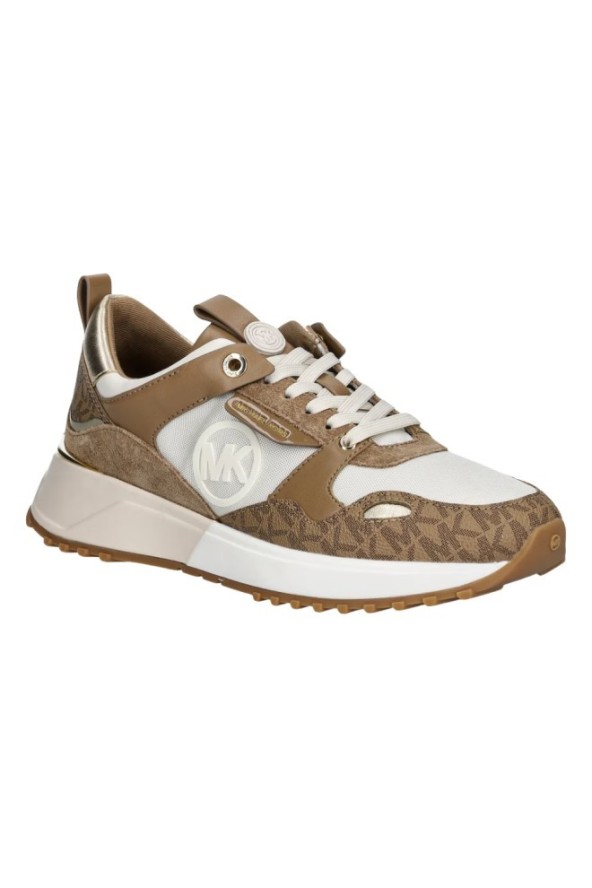 MICHAEL KORS Logowane sneakersy damskie Theo Trainer, Rozmiar 37