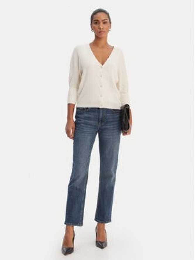 Morgan Kardigan 251-MBATSI Écru Slim Fit