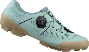 Buty rowerowe XC302W do kolarstwa górskiego, kolor surf blue