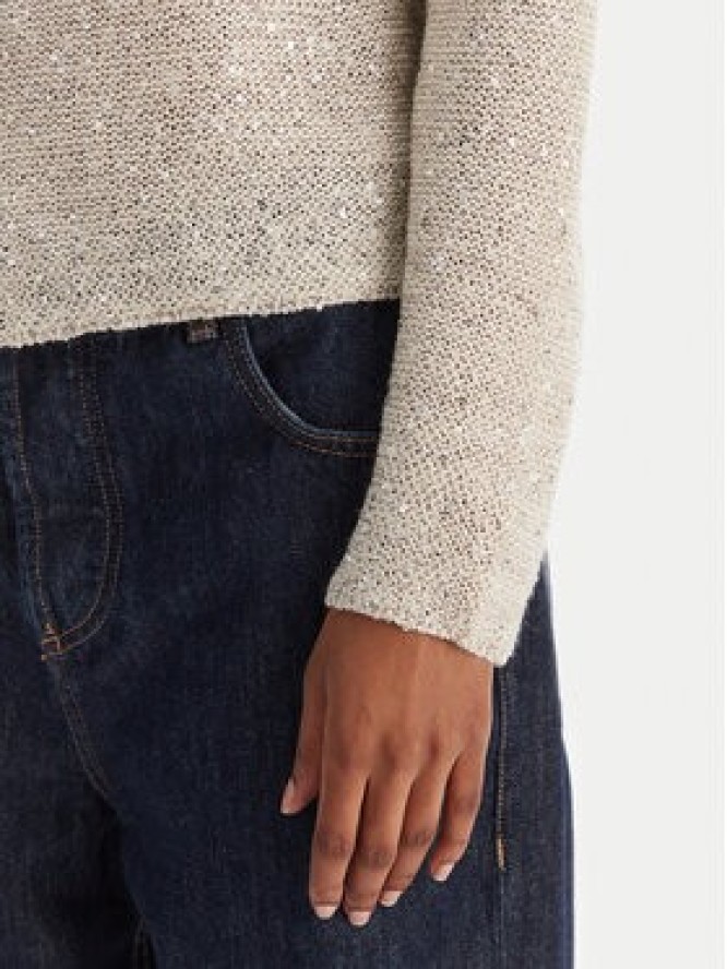 Vero Moda Bluzka Leilani 10318223 Beżowy Loose Fit