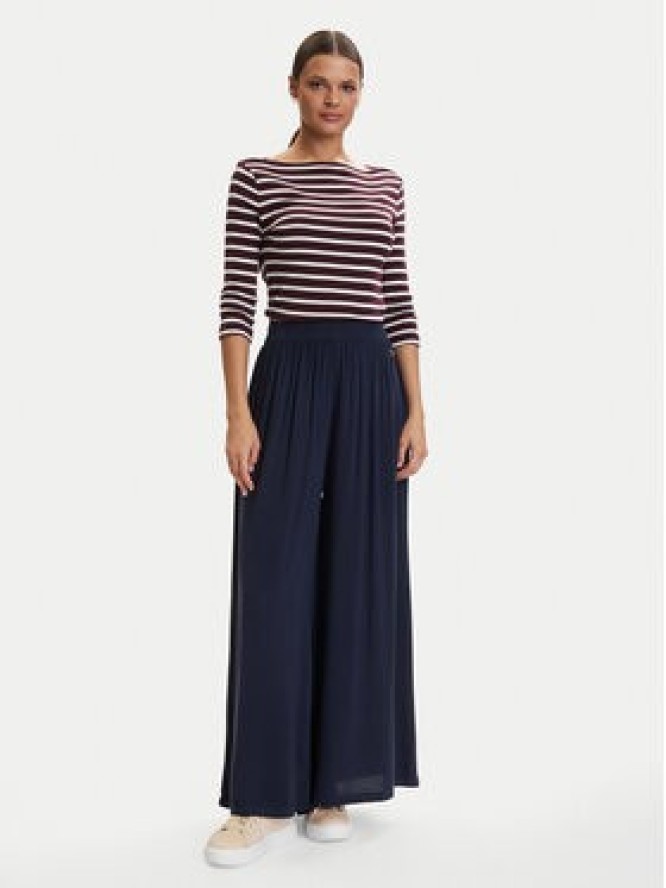 Nautica Spodnie palazzo W126-NALTR-1024-19X Granatowy Regular Fit