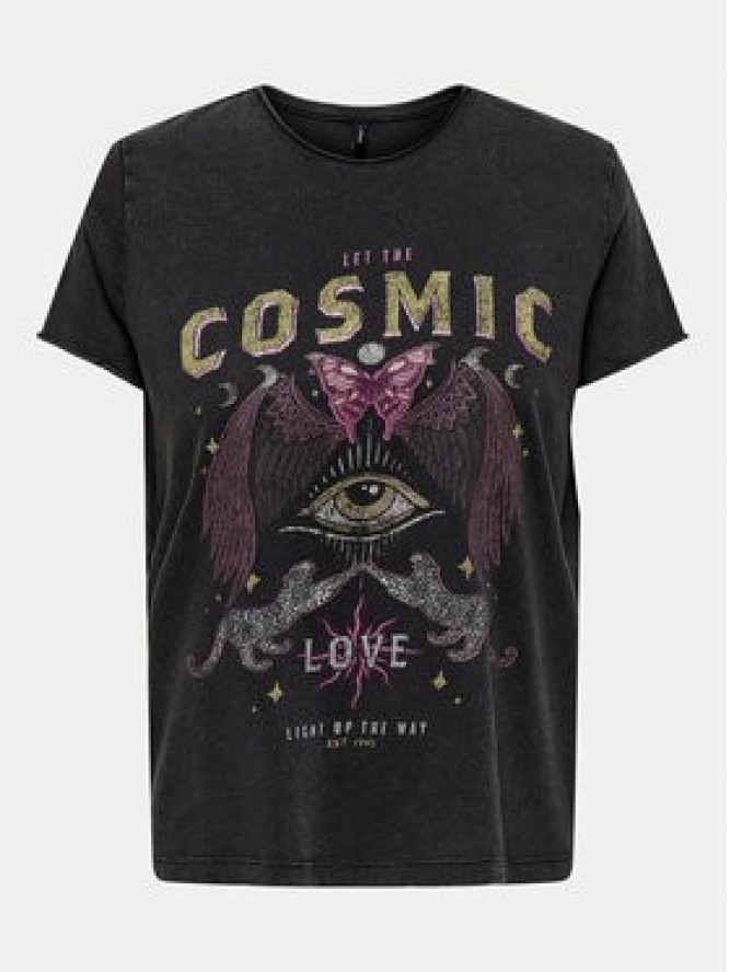 ONLY T-Shirt Lucy 15336965 Czarny Regular Fit