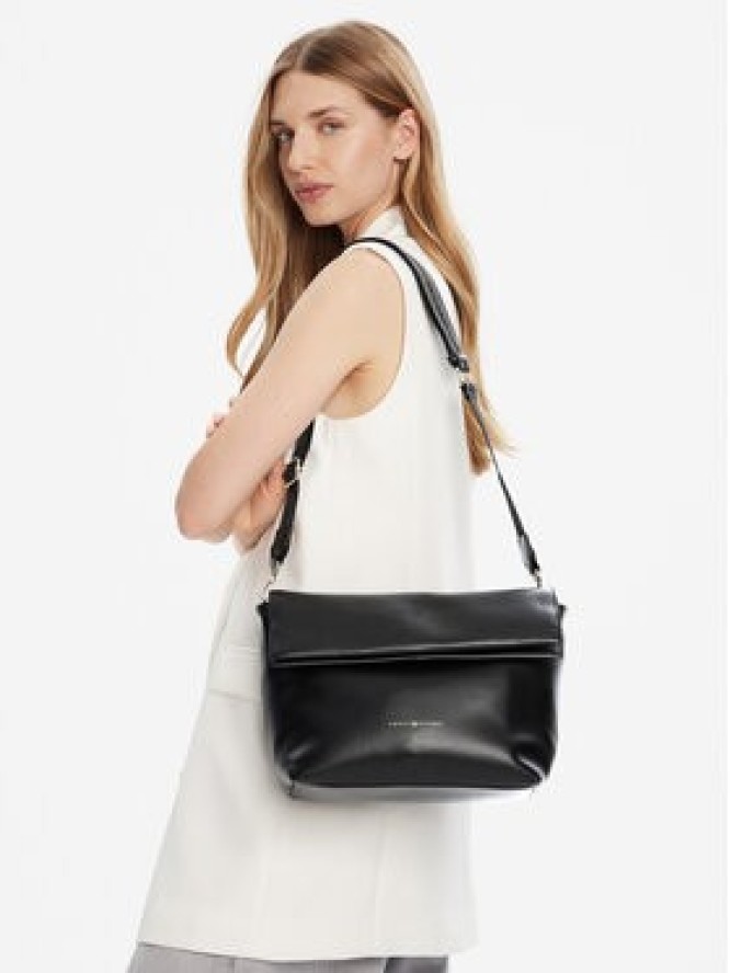 Tommy Hilfiger Torebka Th Logotape AW0AW17692 Czarny