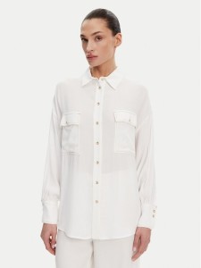 ACCESS FASHION Koszula 53-7006-394 Biały Relaxed Fit