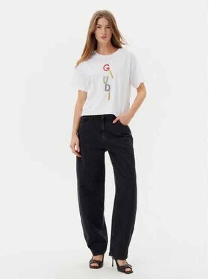 Gaudi T-Shirt 511BD64027 Biały Regular Fit