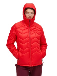 Kurtka Peak Performance damska Elevate Liner Hood Jacket czerwona - L
