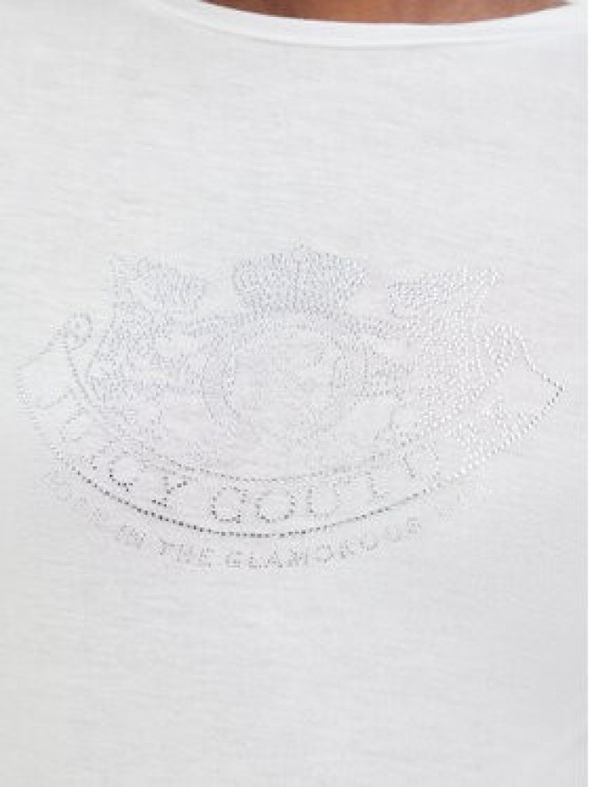 Juicy Couture Bluzka JCWCT226328 Biały Regular Fit