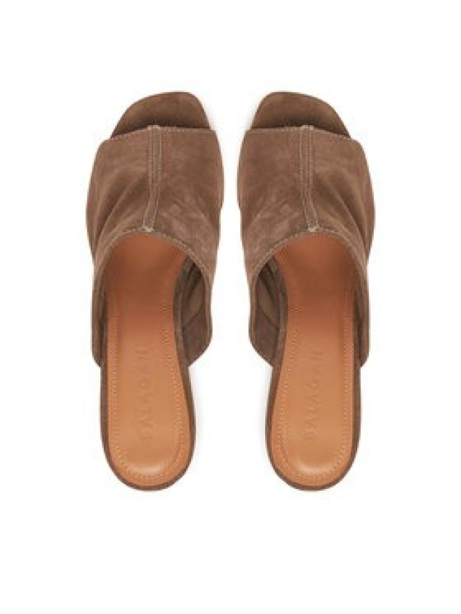 Balagan Klapki Ginaa Brązowy