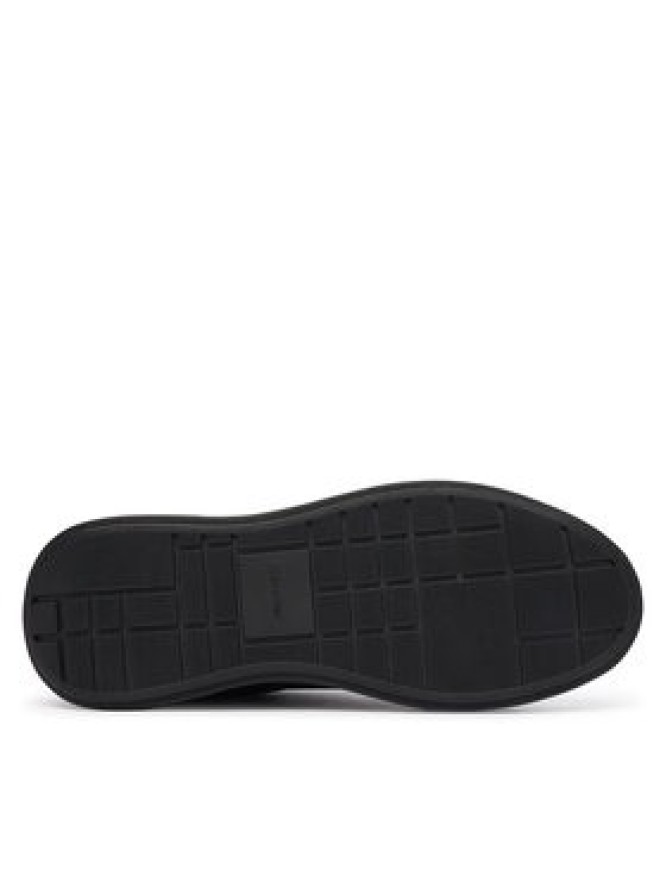 Calvin Klein Sneakersy Chunky Cups Laceup Lth Bt Croc HW0HW03223 Czarny