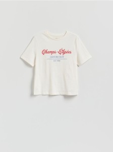 T-shirt z nadrukiem - biały