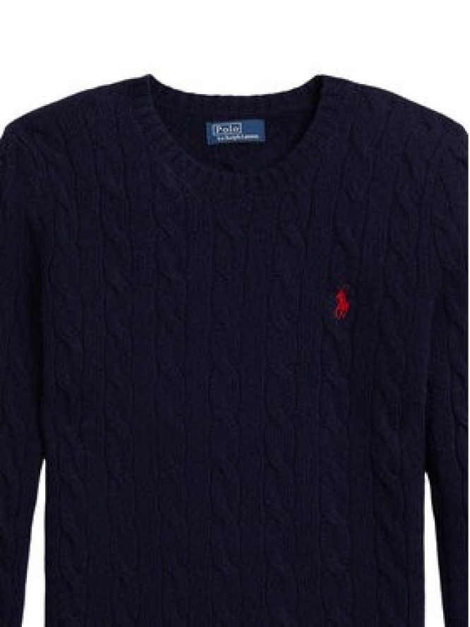 Polo Ralph Lauren Sweter 211971865003 Granatowy Slim Fit