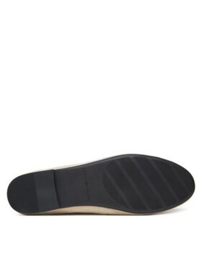 Tommy Hilfiger Baleriny Toe Cap Suede Ballerina FW0FW08909 Beżowy
