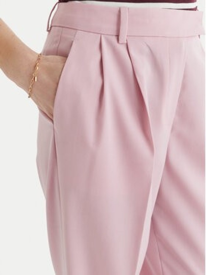 Tommy Hilfiger Spodnie materiałowe Timeless WW0WW48352 Czerwony Straight Fit