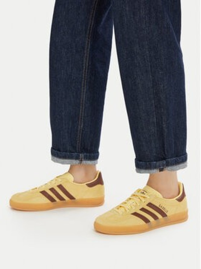 adidas Sneakersy Gazelle Indoor KI7136 Żółty