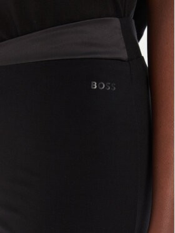 BOSS Spodnie dresowe Sheen 50545593 Czarny Regular Fit