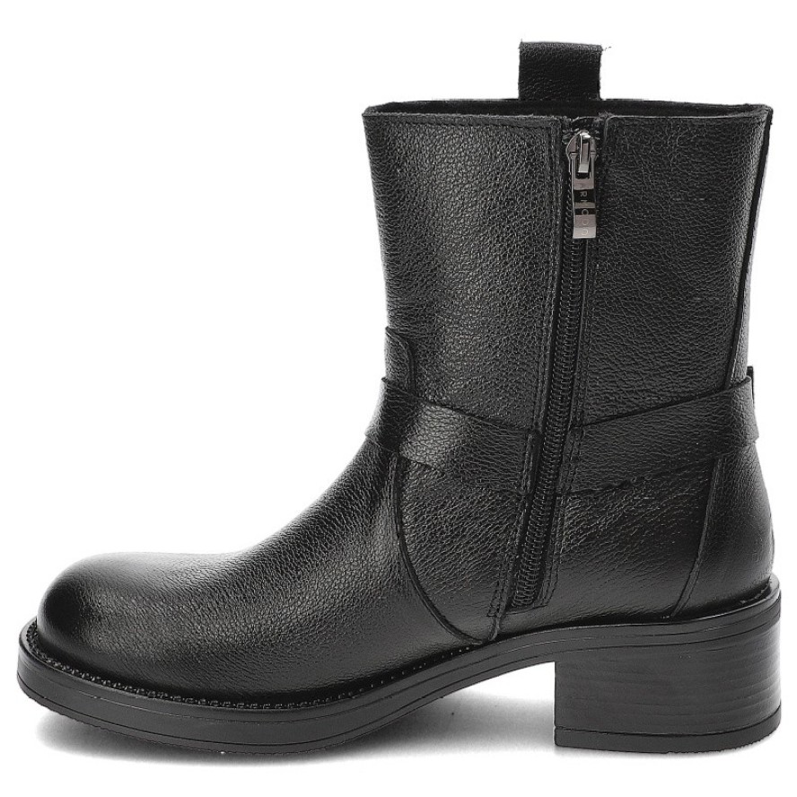 Czarne Botki Armodo Stylowe Kowbojki Damskie