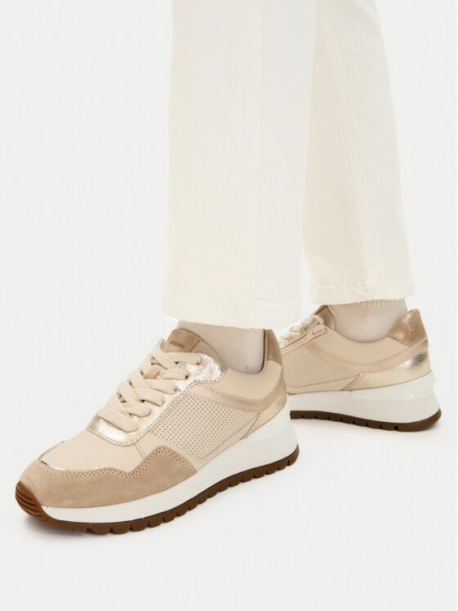 Geox Sneakersy D Desya D6500A 085CF C1S2L Beżowy
