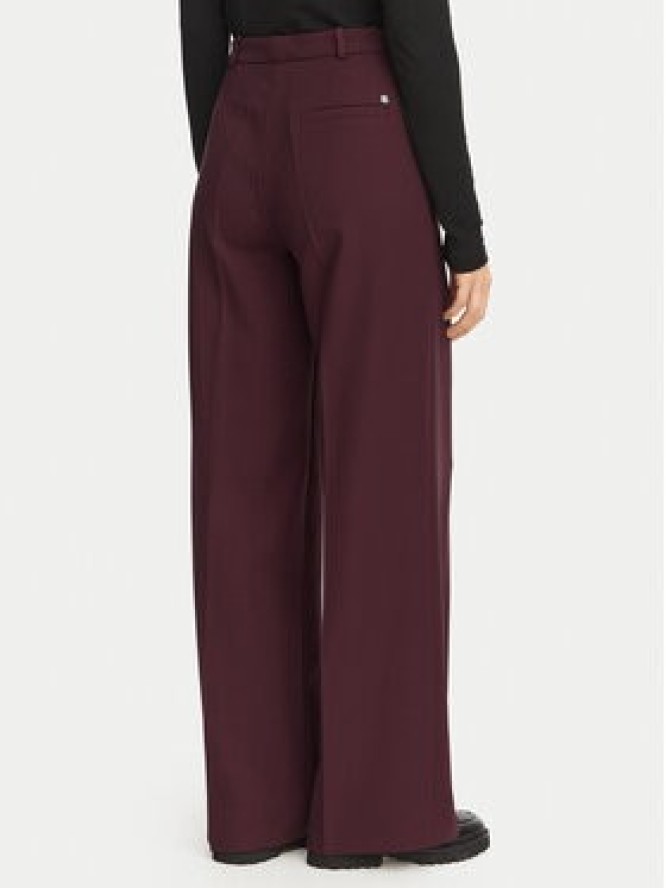 HUGO Spodnie materiałowe Hambala 50569829 Bordowy Regular Fit