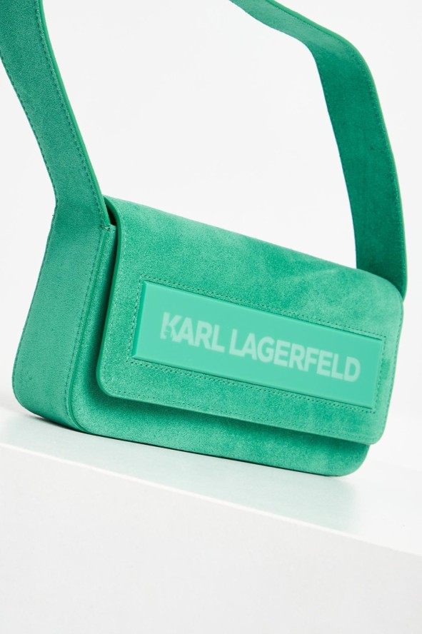 Torebka damska zamszowa KARL LAGERFELD
