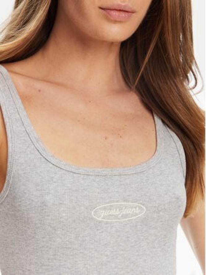 Guess Jeans Top W5YP35 KA0H1 Szary Regular Fit