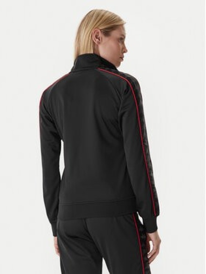 Kappa Bluza 301PSC0 Czarny Slim Fit
