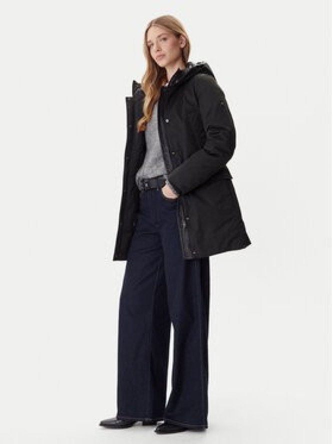 Tommy Hilfiger Parka WW0WW46533 Czarny Relaxed Fit