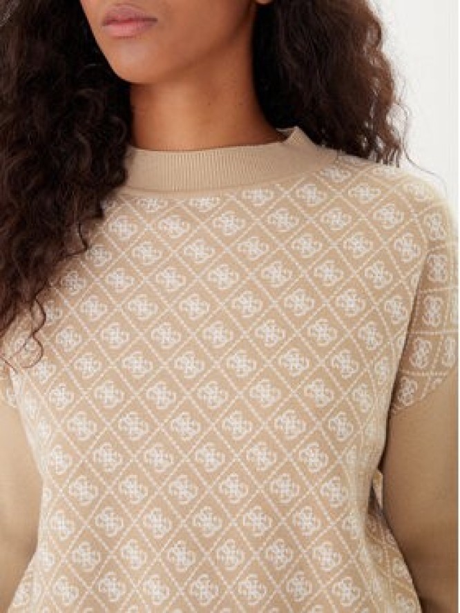 Guess Golf W5BR23 Z3JD2 Beżowy Relaxed Fit