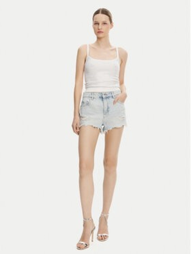 Guess Top W5GR47 Z3MN2 Biały Regular Fit