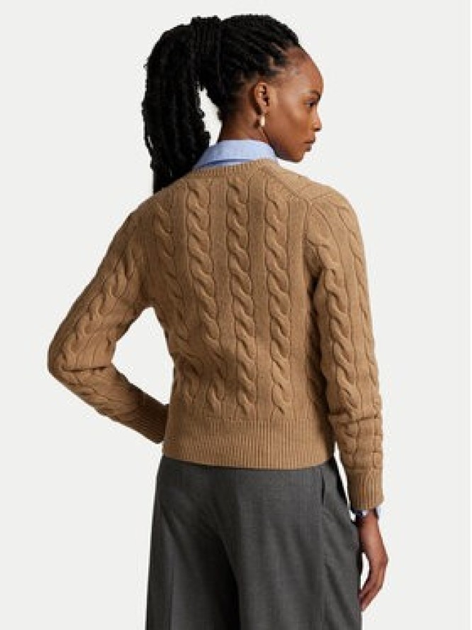 Polo Ralph Lauren Kardigan 211972104001 Beżowy Slim Fit