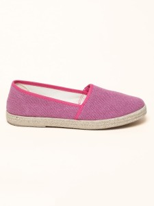 kitz-pichler Espadryle "Camping Linen uni V" w kolorze fioletowym rozmiar: 39