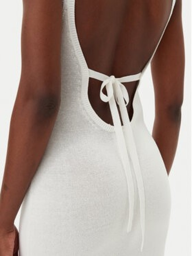 Calvin Klein Jeans Sukienka letnia J20J225284 Biały Slim Fit