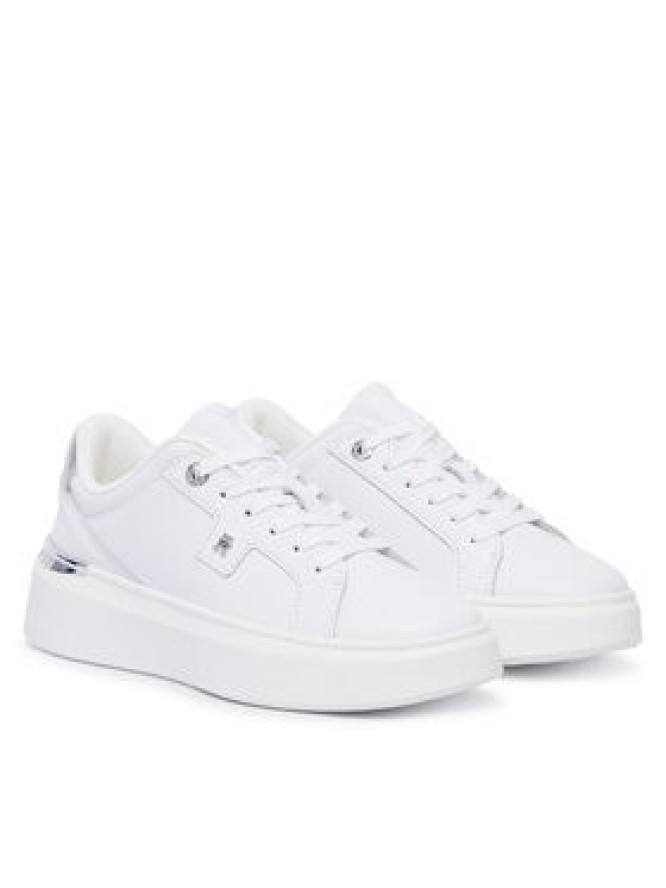 Tommy Hilfiger Sneakersy Th Platform Chic Sneaker FW0FW09626 Biały