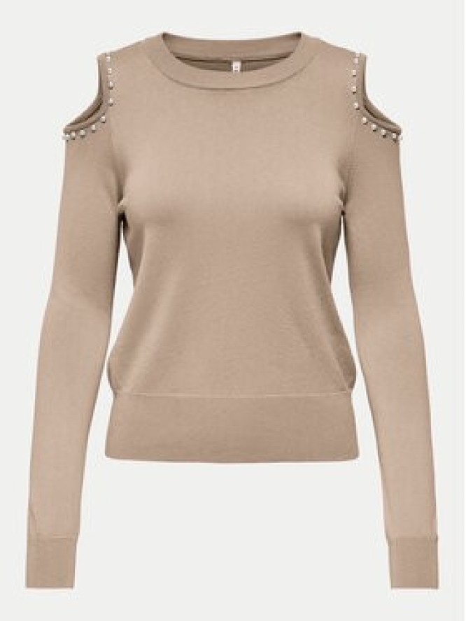 ONLY Sweter Gila 15339512 Beżowy Regular Fit