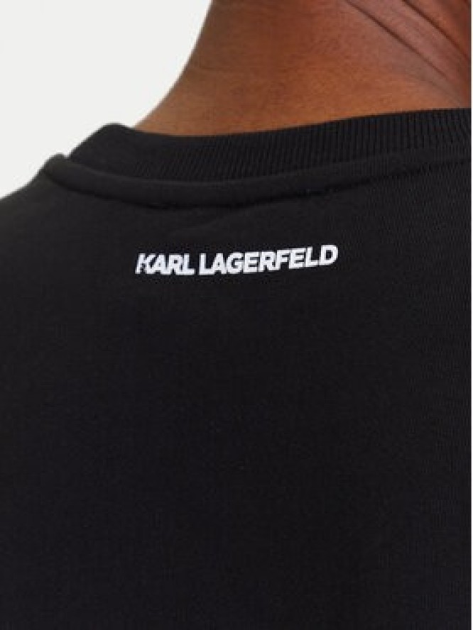 KARL LAGERFELD Bluza A3W20069 Czarny Regular Fit