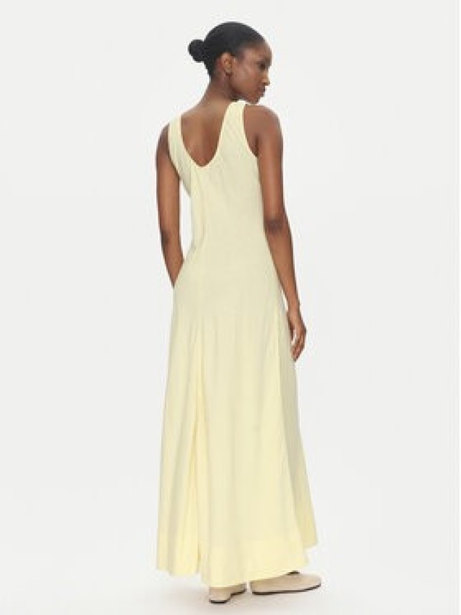 Tommy Hilfiger Sukienka letnia WW0WW46171 Żółty Regular Fit